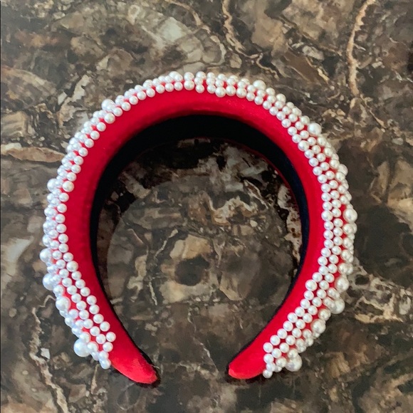 Red pear head  band - Picture 2 of 3